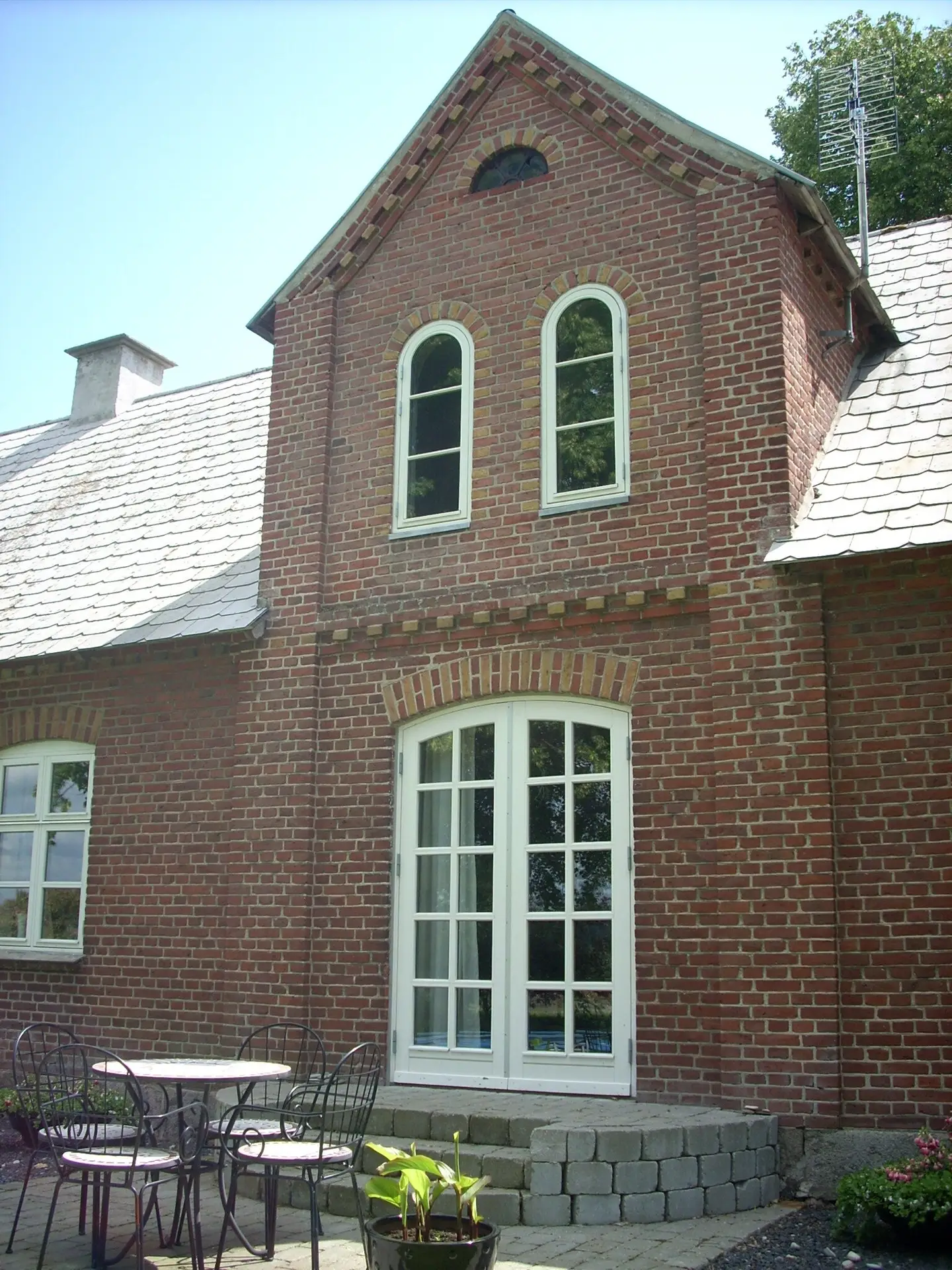 Dobbelt terrassedør.